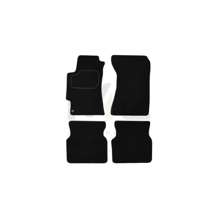 MAMMOOTH A041 SUB45 PRM 01 Floor mat set for SUBARU Impreza II Saloon (GD) Textile, Front and Rear, Quantity 4, Black