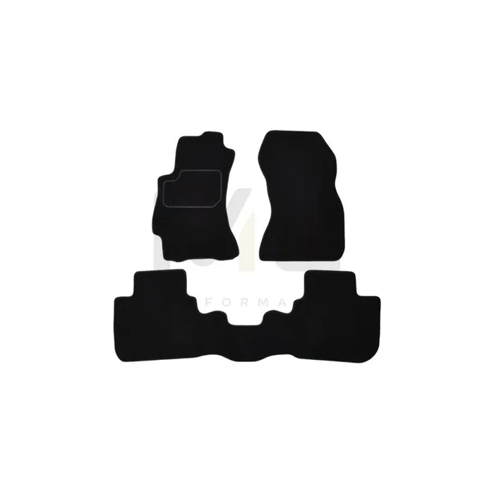MAMMOOTH A041 SUB95 PRM 01 Floor mat set for SUBARU OUTBACK Textile, Front and Rear, Quantity 3, Black