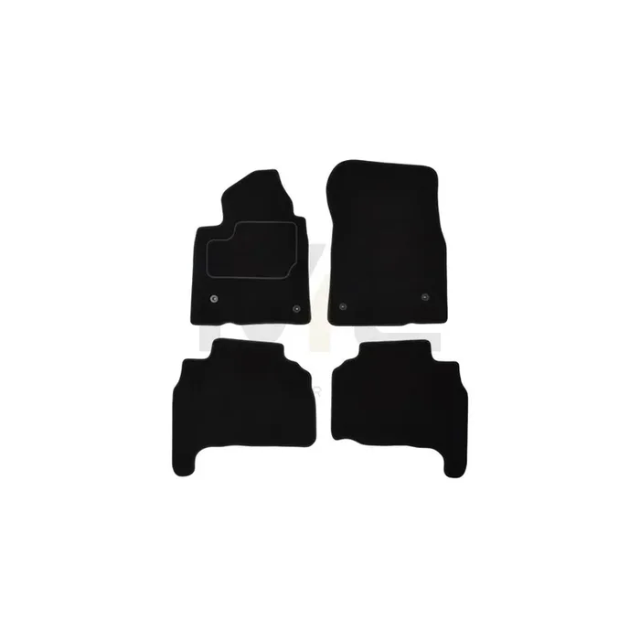 MAMMOOTH A041 TOY215 PRM 01 Floor mat set for TOYOTA Land Cruiser 200 (J200) Textile, Front and Rear, Quantity 4, Black