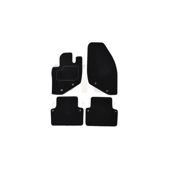 MAMMOOTH A041 VOL100 PRM 01 Floor mat set for VOLVO S80 I (TS, 184) Textile, Front and Rear, Quantity 4, Black