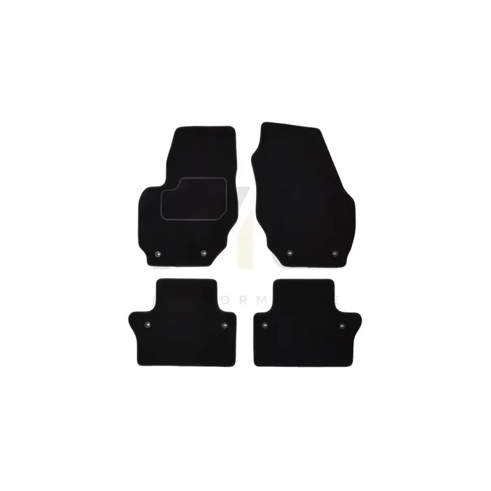 MAMMOOTH A041 VOL105 PRM 01 Floor mat set for VOLVO S80 II (AS, 124) Textile, Front and Rear, Quantity 4, Black