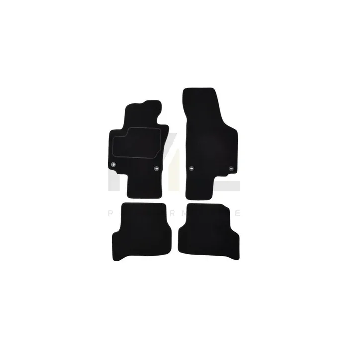 MAMMOOTH A041 VW185 PRM 01 Floor mat set for VW Golf Plus / Crossgolf (5M1, 521) Textile, Front and Rear, Quantity 4, Black
