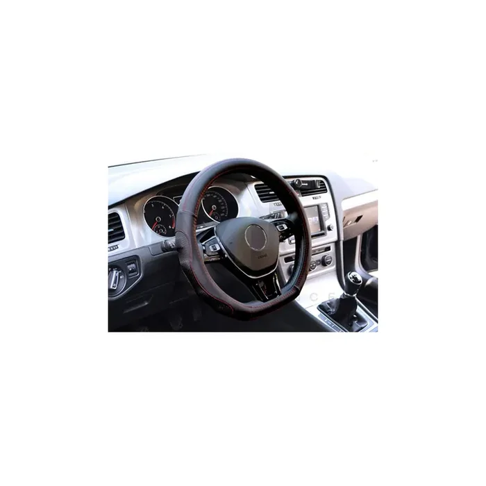 MAMMOOTH Citroen DS3 A050 225000 Steering wheel cover for DS DS3 Black, Ø 37-39cm, Leather