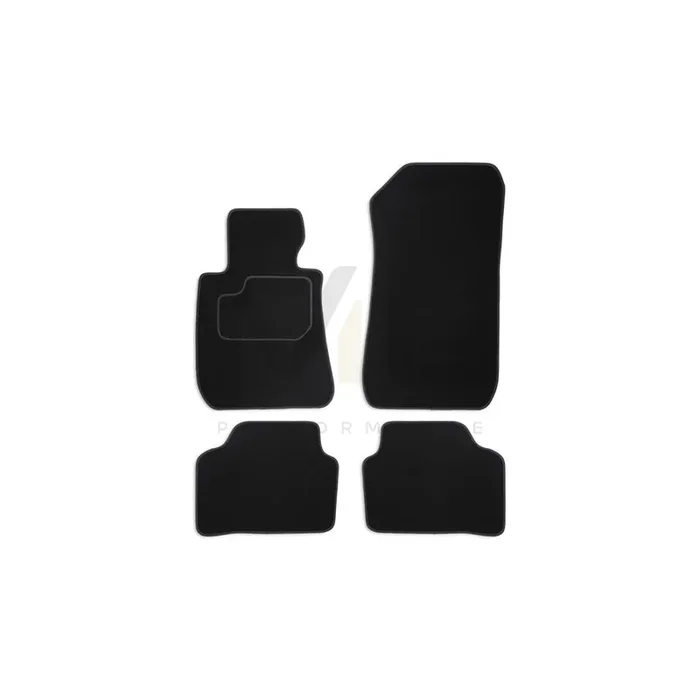 MAMMOOTH Tailored A041 BM90 PRM 01 Floor mat set for BMW 3 Series Textile, Front and Rear, Quantity 4, Black