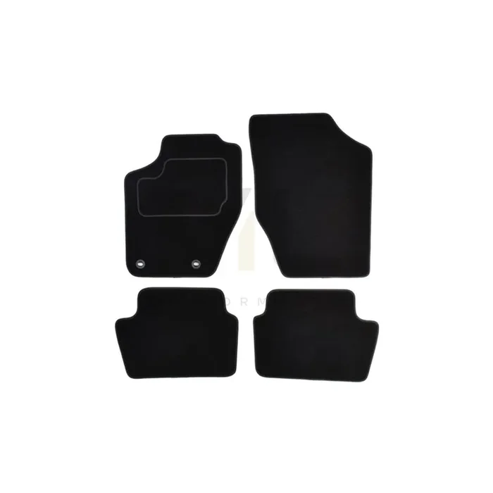 MAMMOOTH Tailored A041 CIT110 PRM 01 Floor mat set for CITROﾃ起 C4 I Hatchback Textile, Front and Rear, Quantity 4, Black