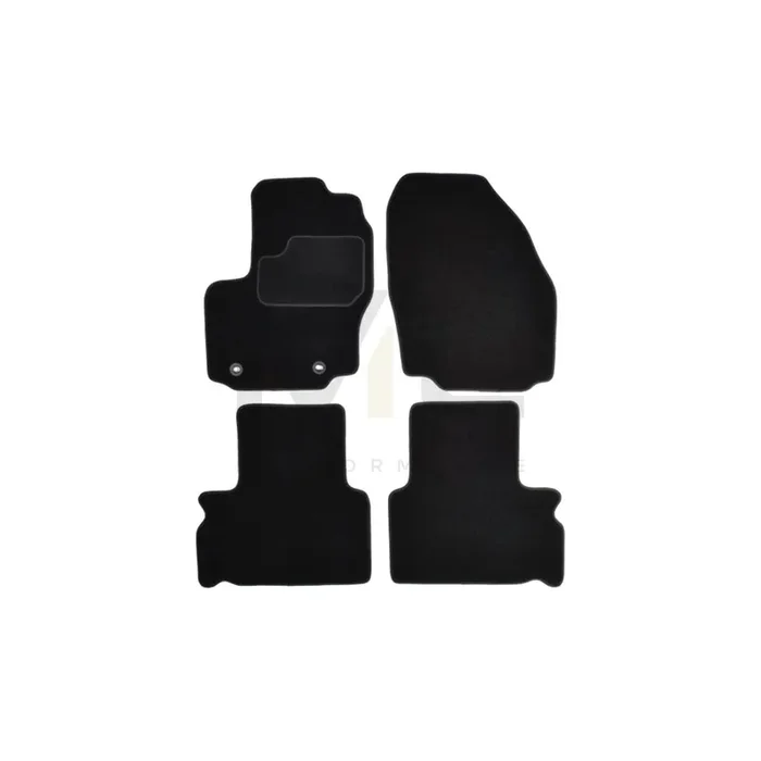 MAMMOOTH Tailored A041 FOR175 PRM 01 Floor mat set for FORD Galaxy Mk2 (WA6) MPV Textile, Front and Rear, Quantity 4, Black