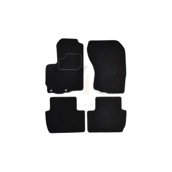 MAMMOOTH Tailored A041 MIT110 PRM 01 Floor mat set for MITSUBISHI Outlander II Off-Road (CW_W) Textile, Front and Rear, Quantity 4, Black
