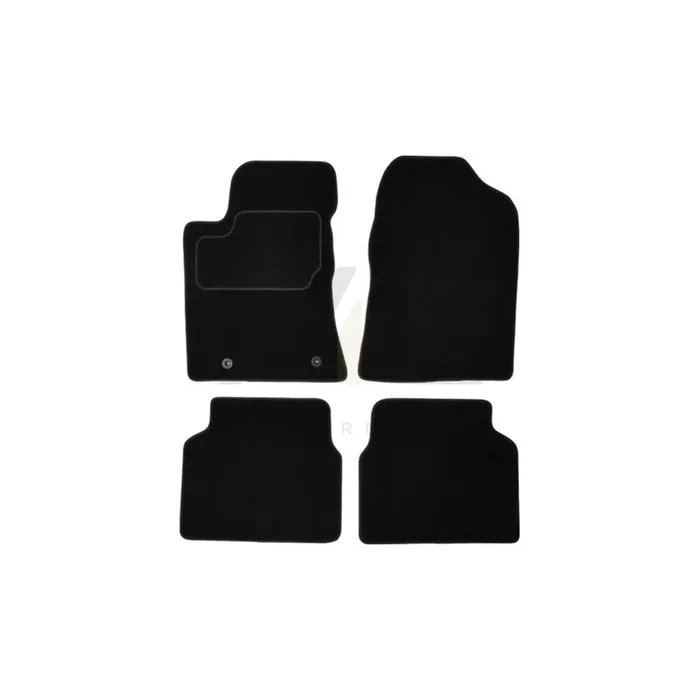 MAMMOOTH Tailored A041 TOY30 PRM 01 Floor mat set for TOYOTA AVENSIS Textile, Front and Rear, Quantity 4, Black