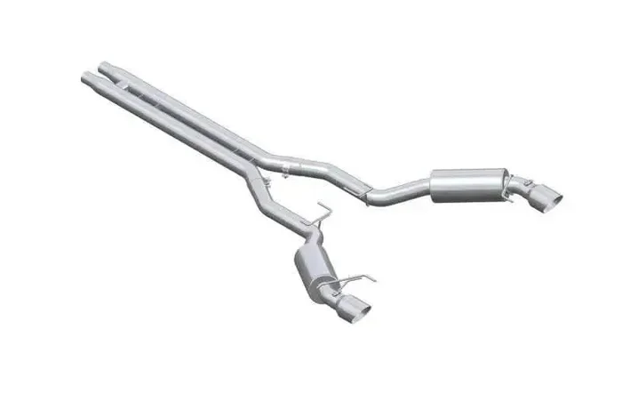 MBRP 15 Ford Mustang GT 5.0 3in Cat Back Dual Split Rear Race Version 4.5in Tips – Aluminized