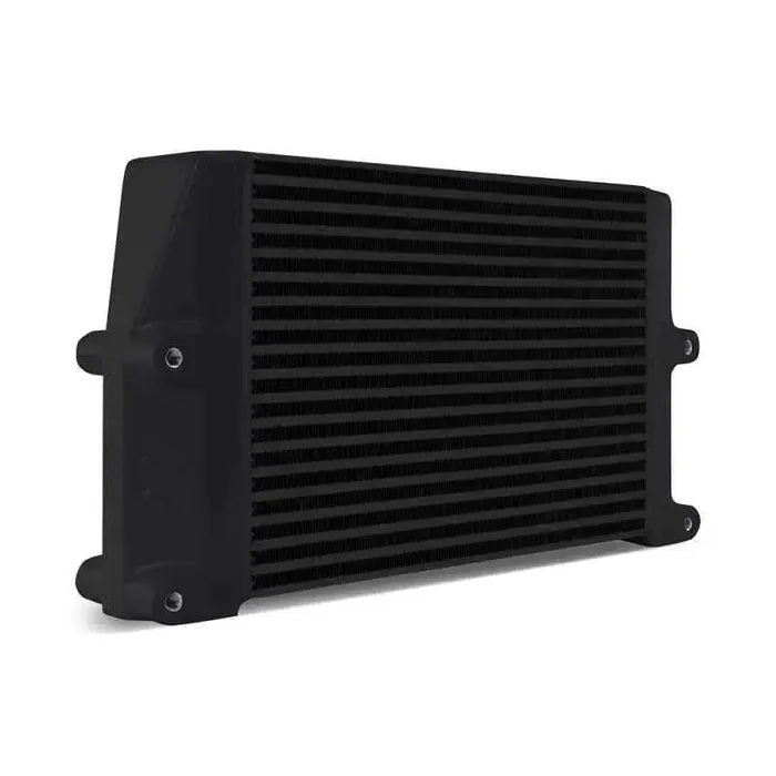 Mishimoto Heavy-Duty Oil Cooler – 10″ Same-Side Outlets – Black