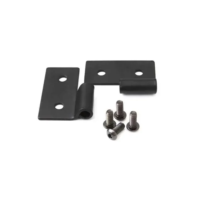 Rampage 1976-1983 Jeep CJ5 Lower Door Hinge Brackets – Black