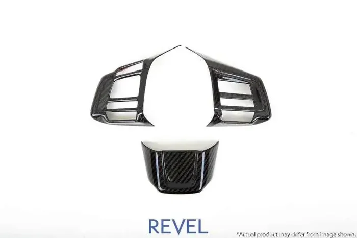 Revel GT Dry Carbon Steering Wheel Insert Covers 15-18 Subaru WRX/STI – 3 Pieces