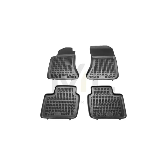 REZAW PLAST 200517 Floor mat set for OPEL OMEGA Elastomer, Front and Rear, Black