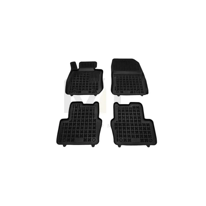 REZAW PLAST 200815 Floor mat set for MAZDA CX-3 (DK) Elastomer, Front and Rear, Black