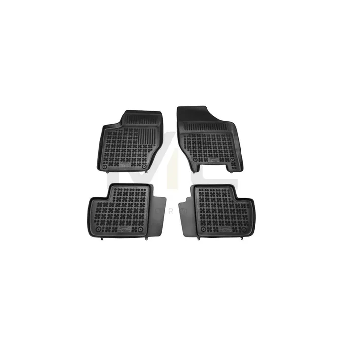 REZAW PLAST 201303 Floor mat set for PEUGEOT 308 Elastomer, Front and Rear, Quantity 4, Black