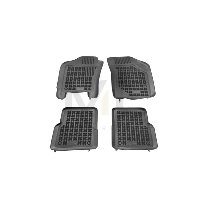 REZAW PLAST 201510 Floor mat set for FIAT Siena (178, 172) Elastomer, Front and Rear, Black