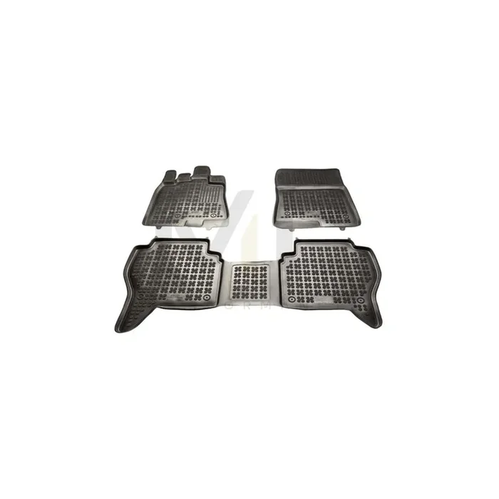 REZAW PLAST 202401 Floor mat set for LEXUS RX II (XU30) Elastomer, Front and Rear, Black