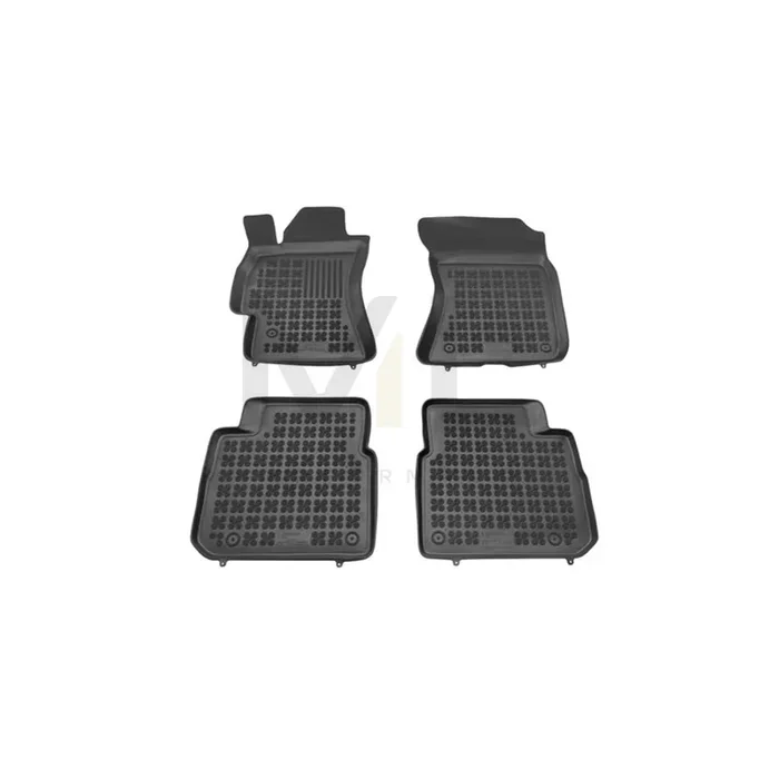 REZAW PLAST 202703 Floor mat set for SUBARU Outback III (BL, BP) Elastomer, Front and Rear, Black