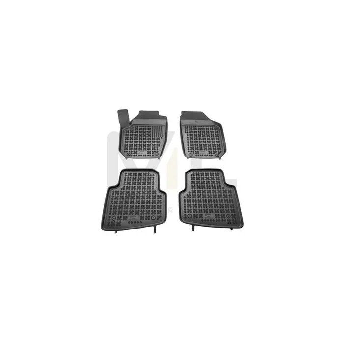 REZAW PLAST Tailored 200205 Floor mat set for SKODA Roomster (5J) Elastomer, Front and Rear, Quantity 4, Black