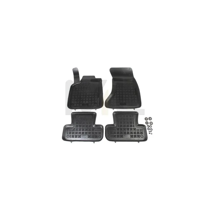 REZAW PLAST Tailored 200306 Floor mat set for AUDI Q5 (8RB) Elastomer, Front and Rear, Quantity 4, Black