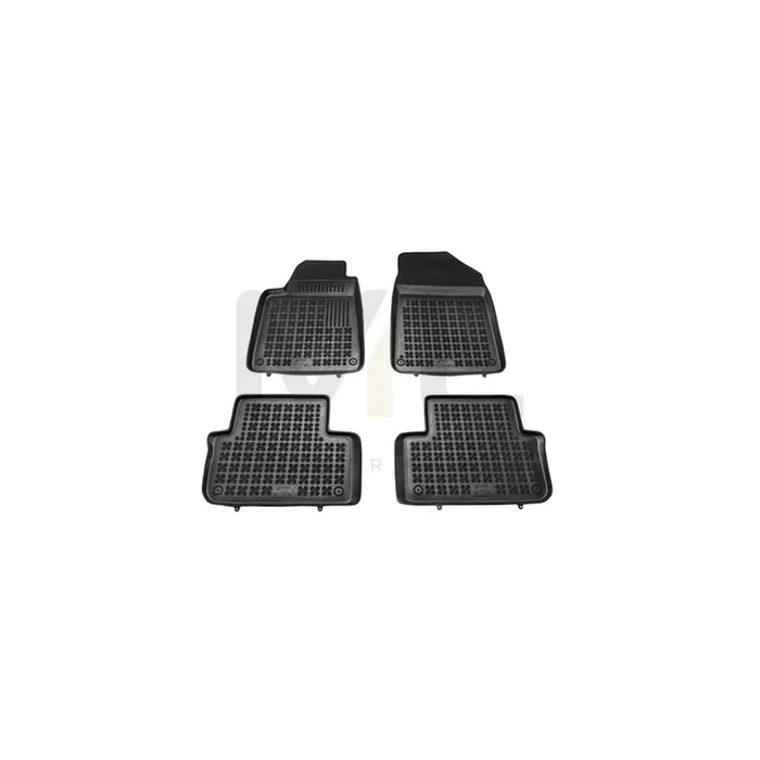 REZAW PLAST Tailored 201301 Floor mat set for PEUGEOT 407 Elastomer, Front and Rear, Quantity 4, Black