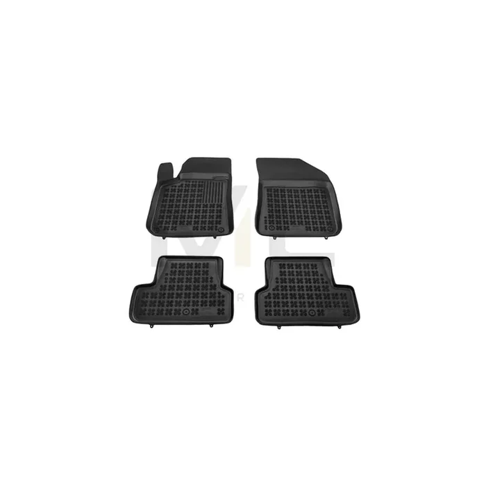 REZAW PLAST Tailored 201311 Floor mat set for PEUGEOT 308 II Hatchback Elastomer, Front and Rear, Quantity 4, Black