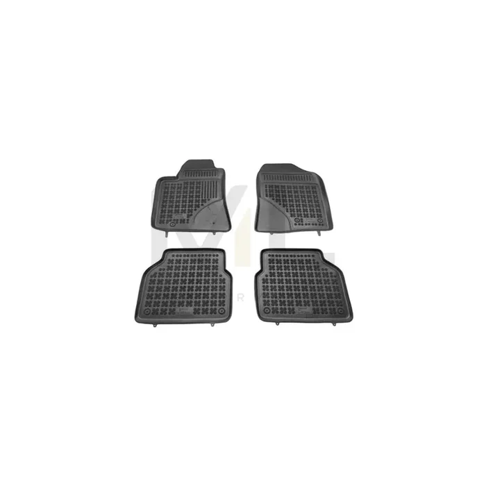REZAW PLAST Tailored 201404 Floor mat set for TOYOTA AVENSIS Elastomer, Front and Rear, Quantity 4, Black