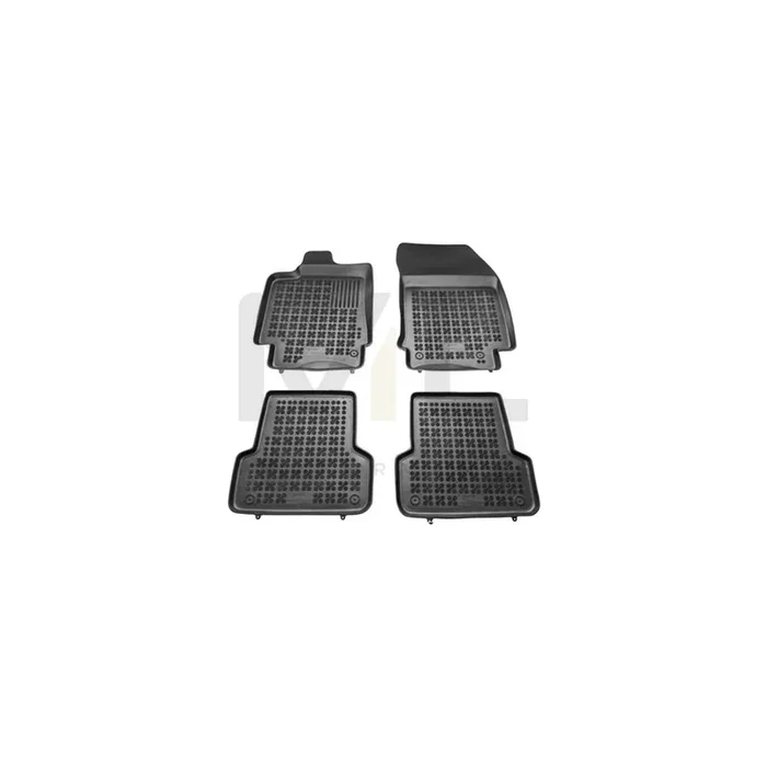 REZAW PLAST Tailored 201905 Floor mat set for RENAULT Laguna III Hatchback (BT) Elastomer, Front and Rear, Quantity 4, Black