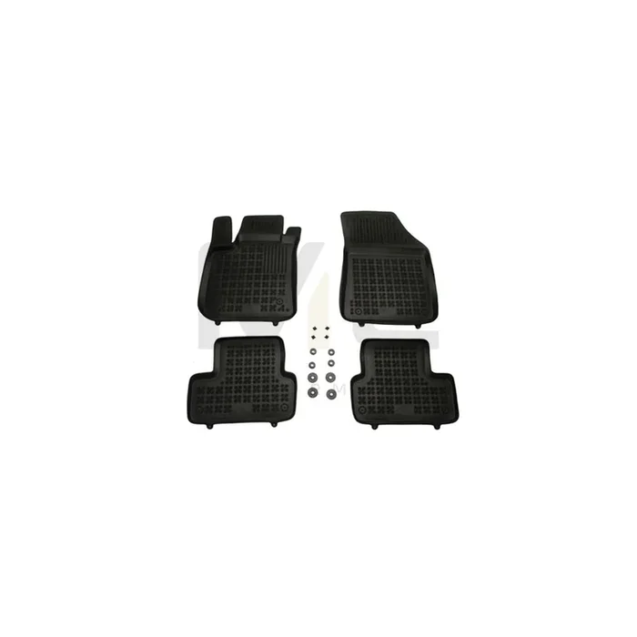 REZAW PLAST Tailored 201925 Floor mat set for RENAULT Megane IV Hatchback (B9A/M/N) Elastomer, Front and Rear, Quantity 4, Black