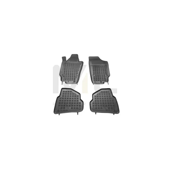 REZAW PLAST Tailored 202004 Floor mat set for SEAT IBIZA Elastomer, Front and Rear, Quantity 4, Black