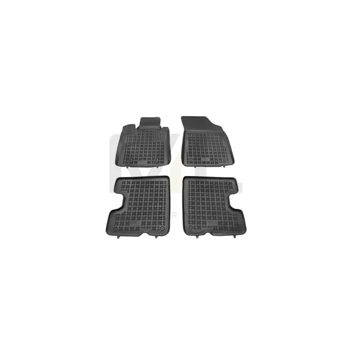 REZAW PLAST Tailored 203403 Floor mat set for DACIA Sandero I (SD) Elastomer, Front and Rear, Quantity 4, Black