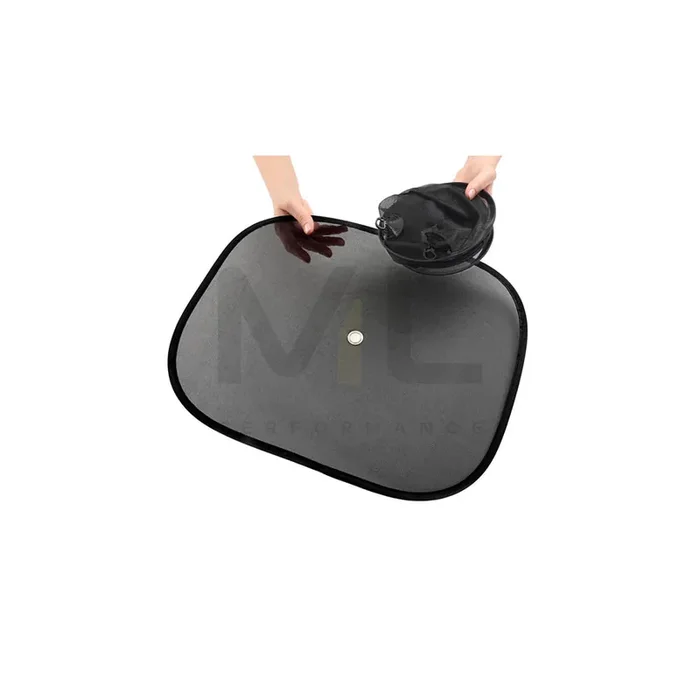RIDEX 100012A0002 Car sun shade Black, Polyester, Quantity 2