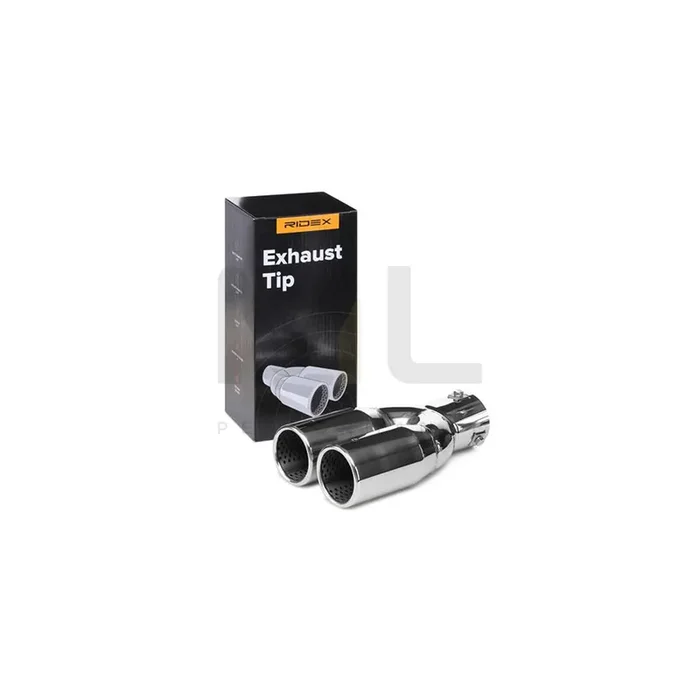 RIDEX 181A0005 Exhaust tip Silver