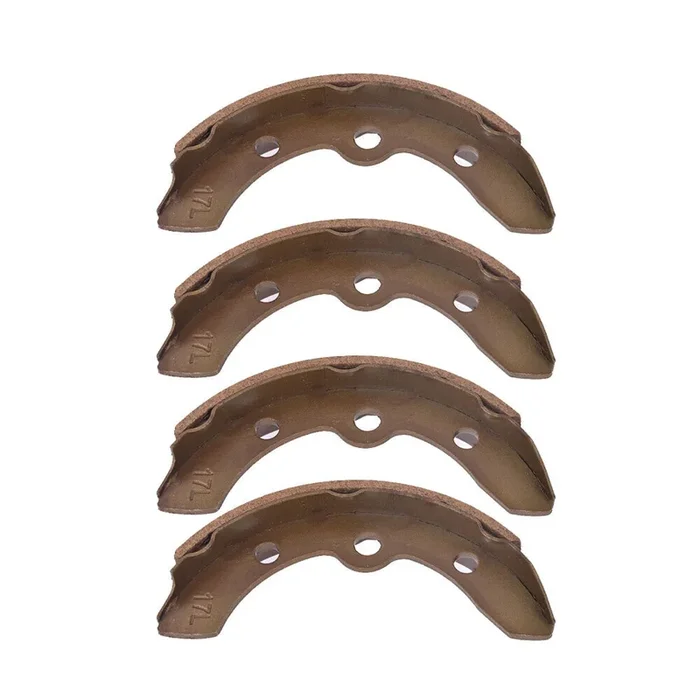 Set Of 4 Rear Brake Shoes #1011463 For Club Car Golf Cart 1981-1994 G&E Models