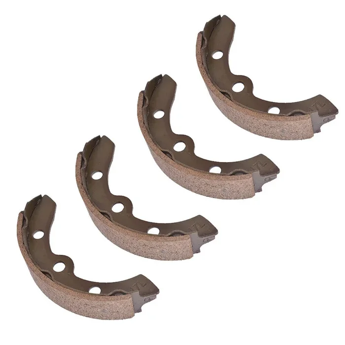 Set Of 4 Rear Brake Shoes For Club Car Golf Cart 1981-1994 G&E Models #1011463