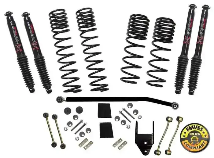 Skyjacker Long Travel 2 Stage 3.5in-4in Coil System 2018 Jeep Wrangler JL 4 Door 4WD (Rubicon)