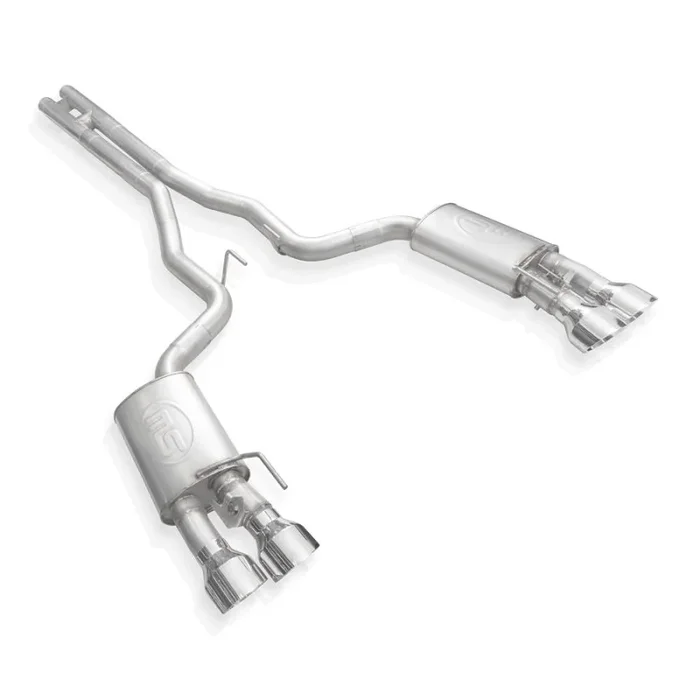 Stainless Works 2020 Ford GT500 Legend Catback H-Pipe Exhaust Factory Connect – Polished Tips