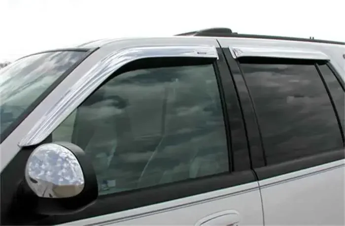 Stampede 1998-2017 Lincoln Navigator Tape-Onz Sidewind Deflector 4pc – Chrome