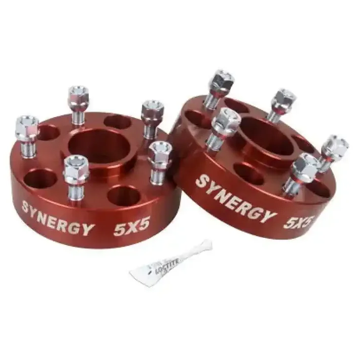 Synergy 2018+ Jeep Wrangler JL Hub Centric Wheel Spacers 5×5-1-3/4in Width M14 x 1.50 Stud Size