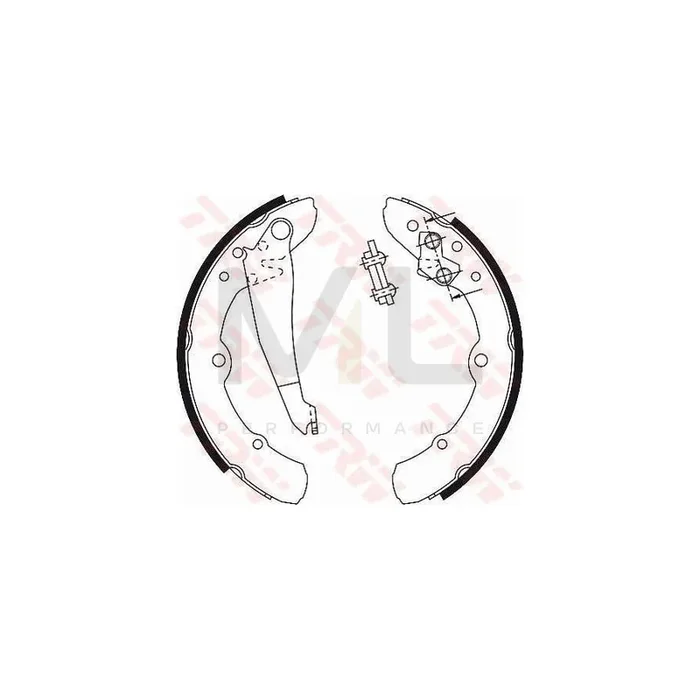 TRW GS8113 Brake Shoe Set