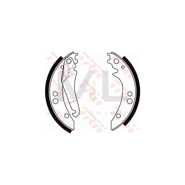 TRW GS8434 Brake Shoe Set