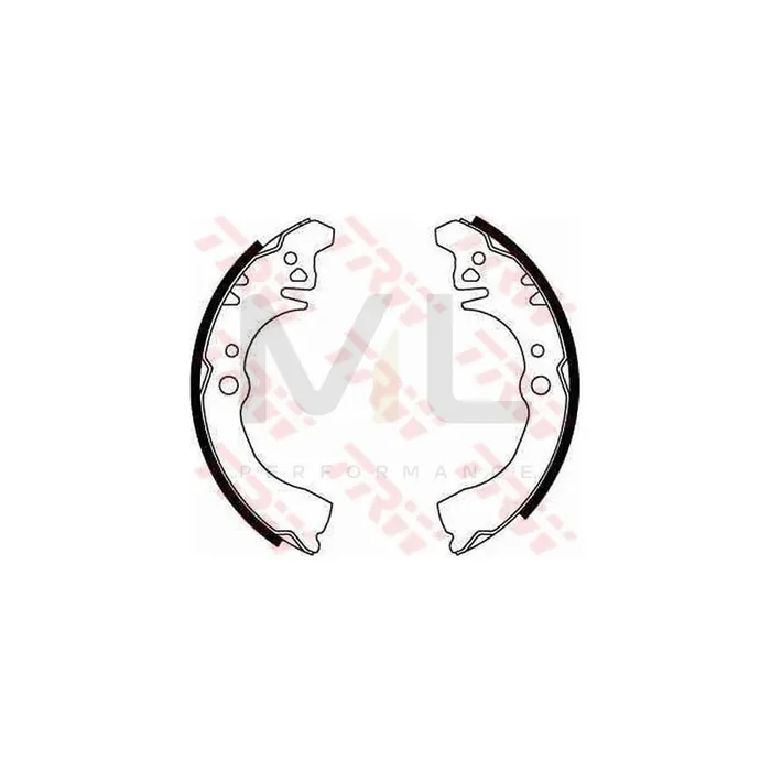 TRW GS8648 Brake Shoe Set
