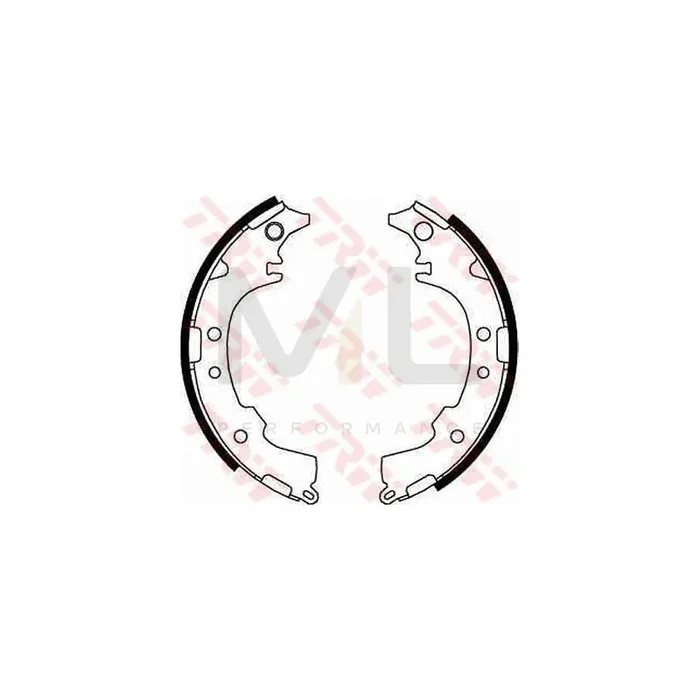 TRW GS8652 Brake Shoe Set