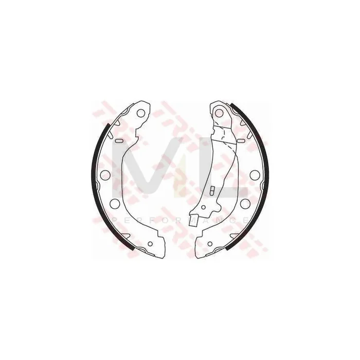 TRW GS8655 Brake Shoe Set