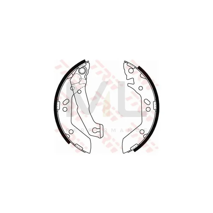 TRW GS8684 Brake Shoe Set