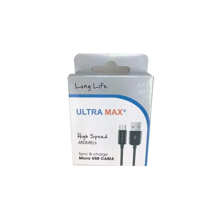 Ultramax Cable Micro USB To USB (Blister of 1)