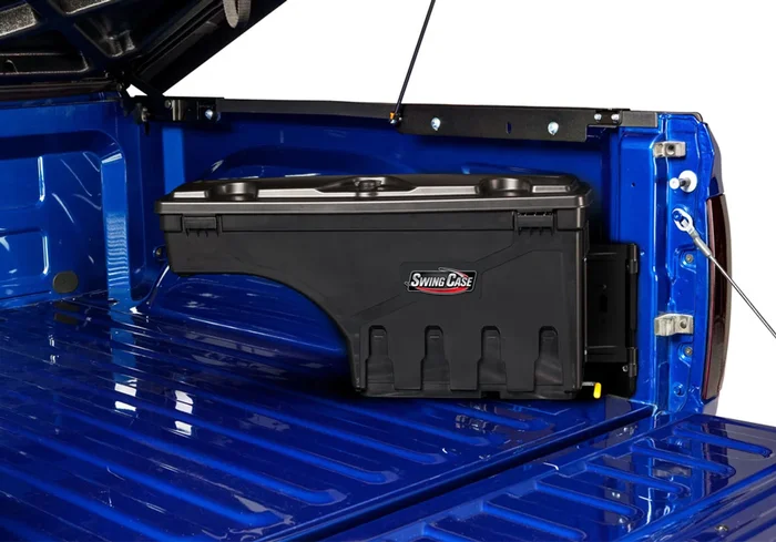UnderCover Swing Case Truck Bed Storage Box 02-18 (19-22 Classic) Ram 1500/03-22 2500/3500 w/o RamBox-Passenger – SC300P
