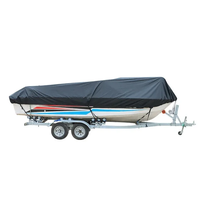 V-Hull Runabouts Boat Cover 11 12 13 FT Waterproof Heavy Duty Trailerable