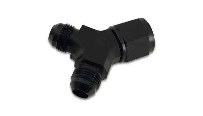 Vibrant -10AN Female x Dual -8AN Male Y-Adapter Fitting – Aluminum