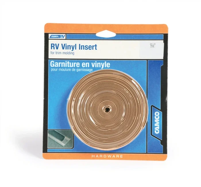VINYL INSERT 3/4IN X 25FT BEIGE